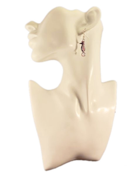 Seepferdchen Ohrringe Vintage Optik Seahorse